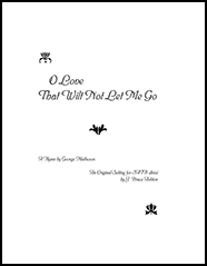 music cover - O Love that Wilt Not-cover