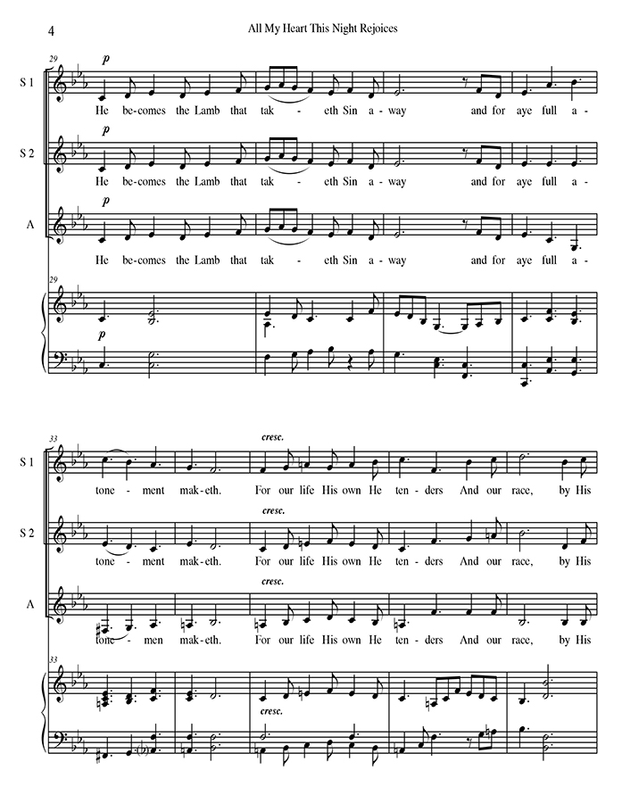 music page - All My Heart p4