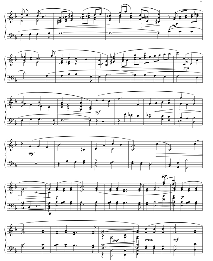 music page -Be Still My Soul p2