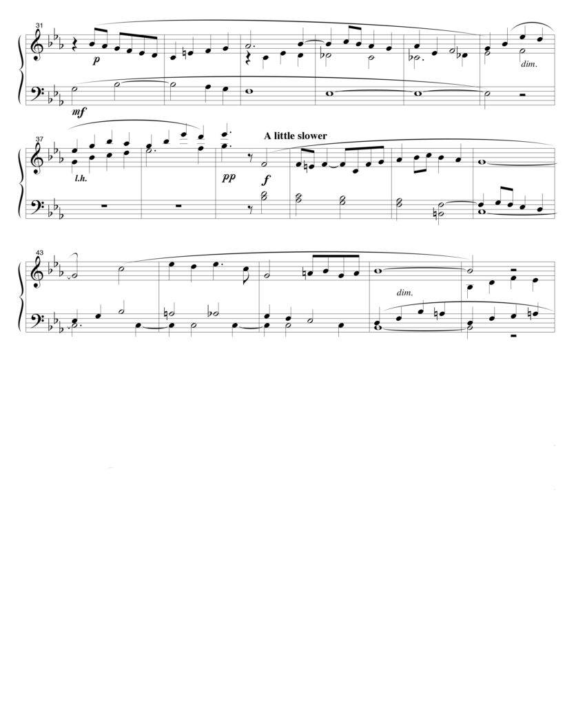 music page - Cast Thy Burden p2