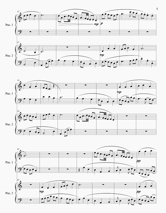 music page - Dorian Variations p4
