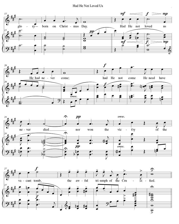 music page - Had He Not Loved Us p2