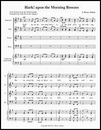music cover - Hark! Upon the Morning 250