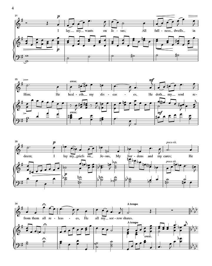 music page - I Lay My Sins on Jesus p2