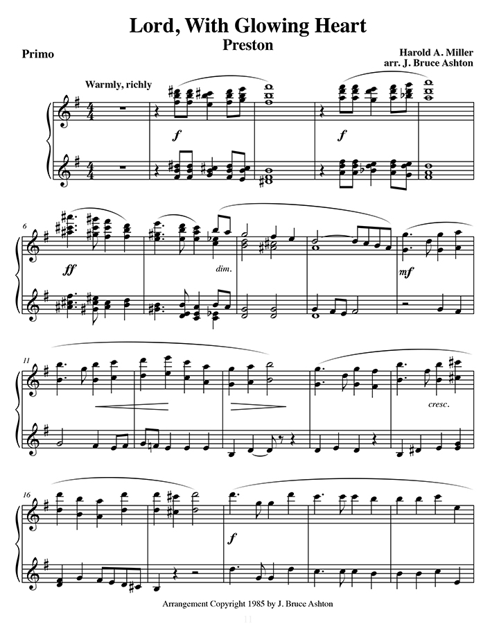 music page - Lord, With Glowing-primo-p1