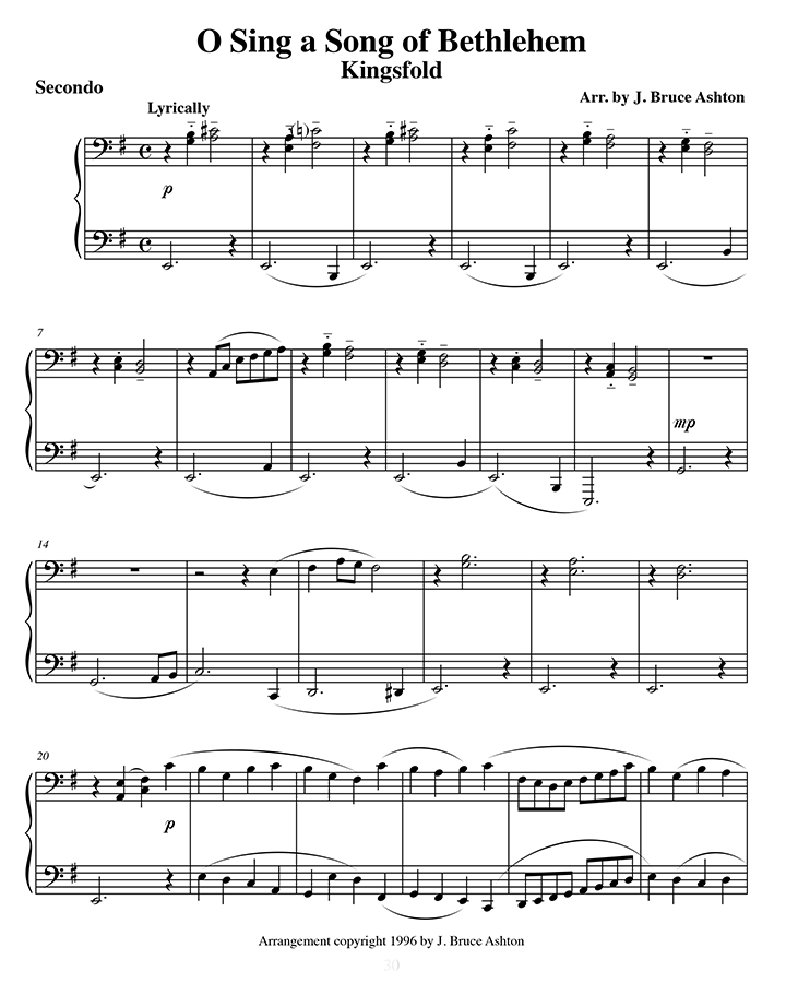 music page - O Sing A Song-sec-p1