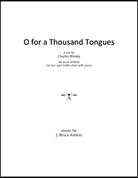 music cover - O for a Thousand Tongues