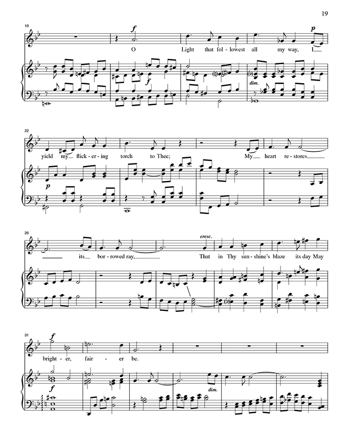 music page - O Love That Wilt Not p2