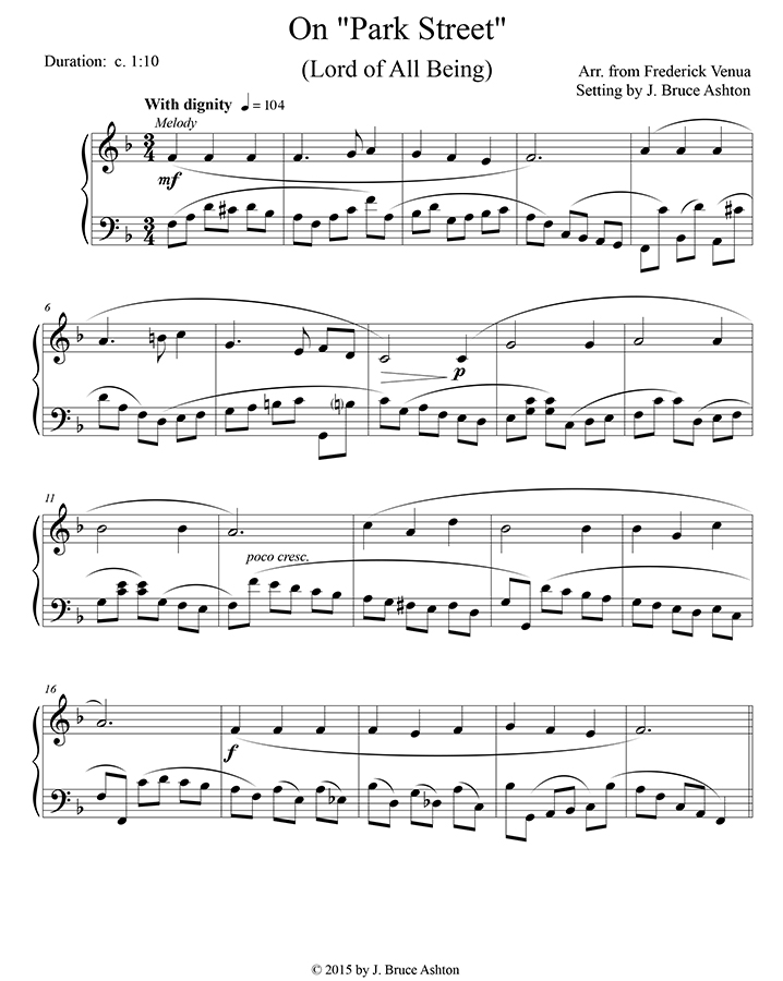 music page - On "Park Street" p1
