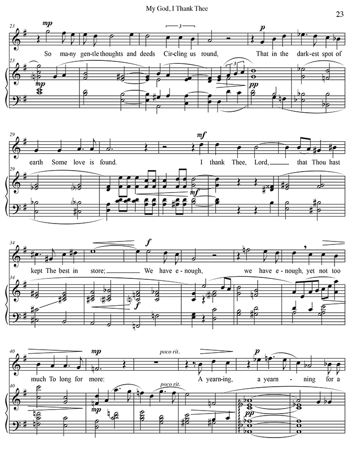 music page - My God I Thank Thee p2