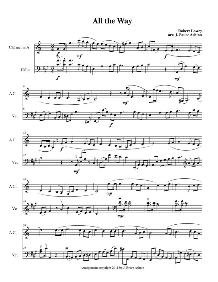 music page-All the Way-clarinet/cello
