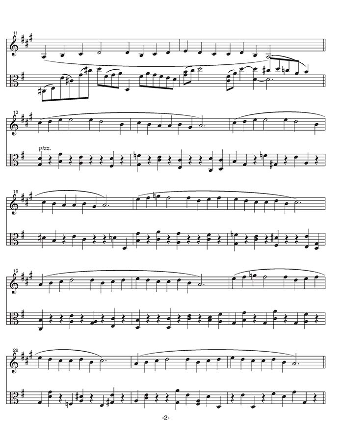 music page-Come to Bethehem clarinet/viola