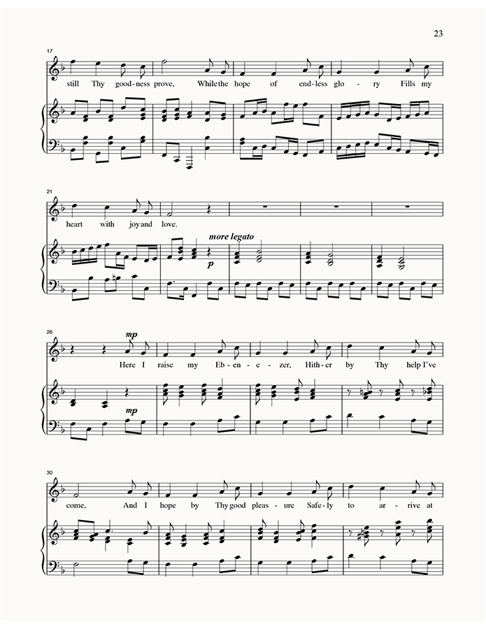 music page - Come Thou Fount 2-900