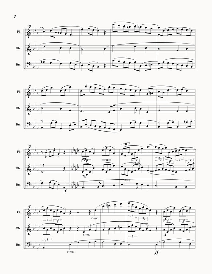 music page - O Thou in Whose Presence p2