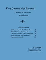 music cover - 3 Com.Hymns - brass quintet