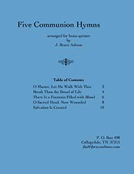 music cover -5 Com.Hymns -brass quintet