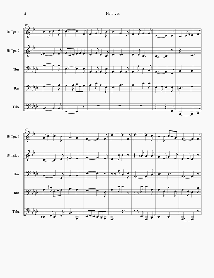 music page -He Lives p4