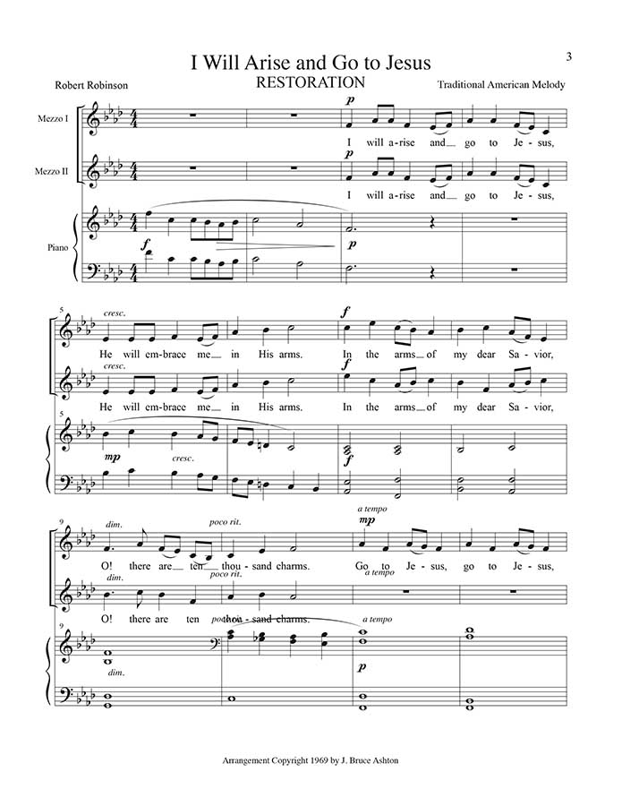 music page - I Will Arise p1 - vocal duet