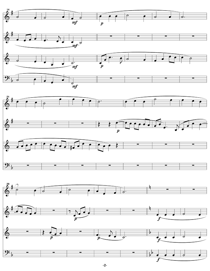 music page - O Master Let Me Walk p2