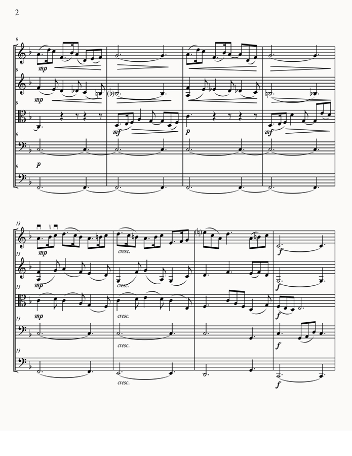 music page - Pastorale No. 1 p2