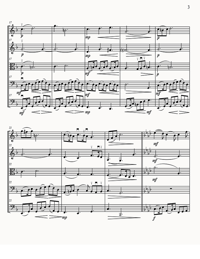 music page - Pastorale No. 1 p3