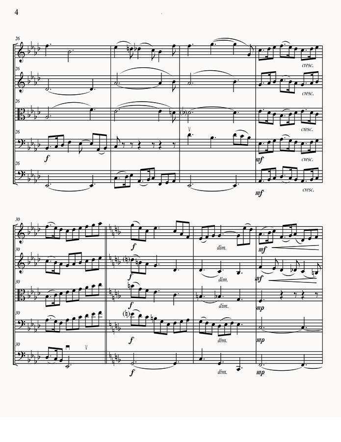 music page - Pastorale No. 1 - p4
