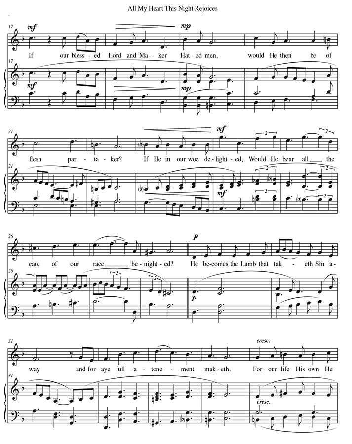 music page - All My Heart p2