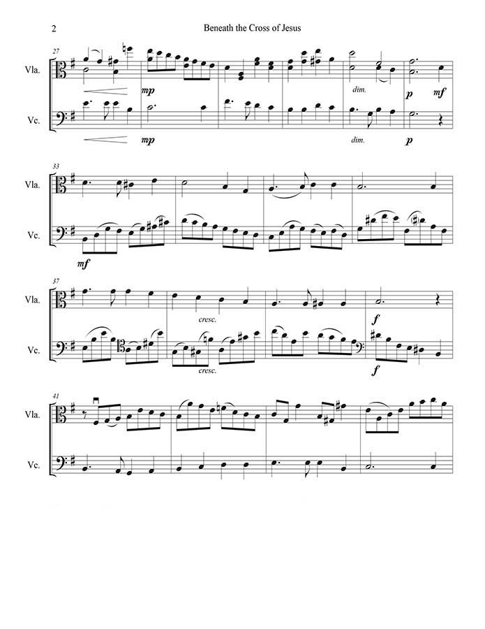music page -Beneath the Cross p2