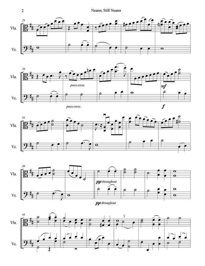 music page - Nearer Still Nearer p2