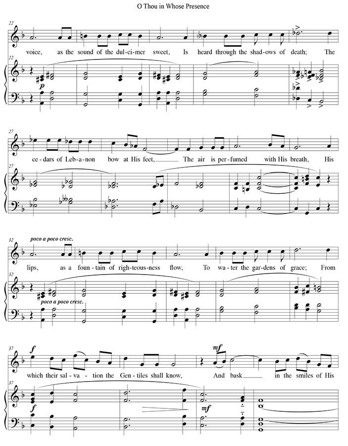 music page - O Thou in Whose p2