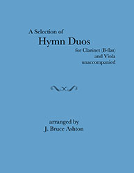 music cover-Hymn Duos for Clarinet and Viola
