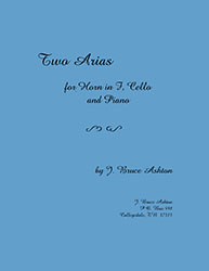 Music Cover - 2 arias for horn, cello, piano