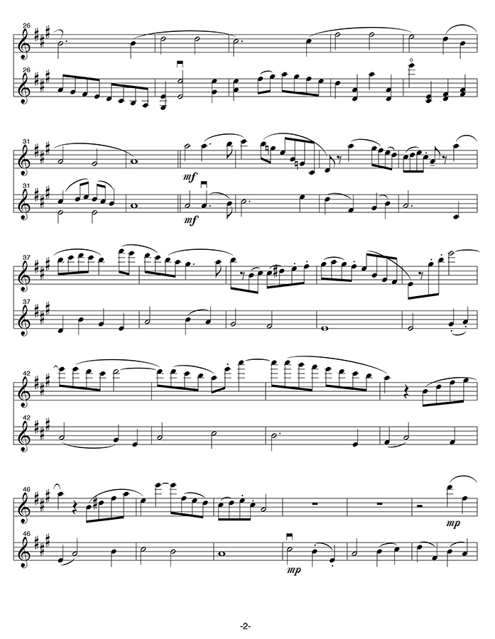 music page - And Can It Be? p2