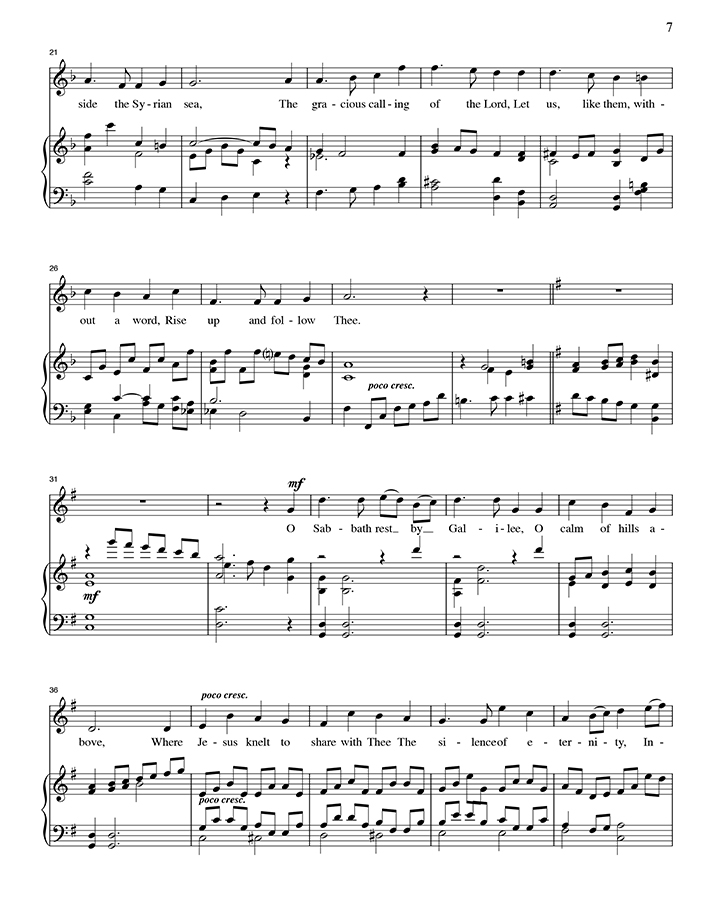 music page - Dear Lord and Father p2