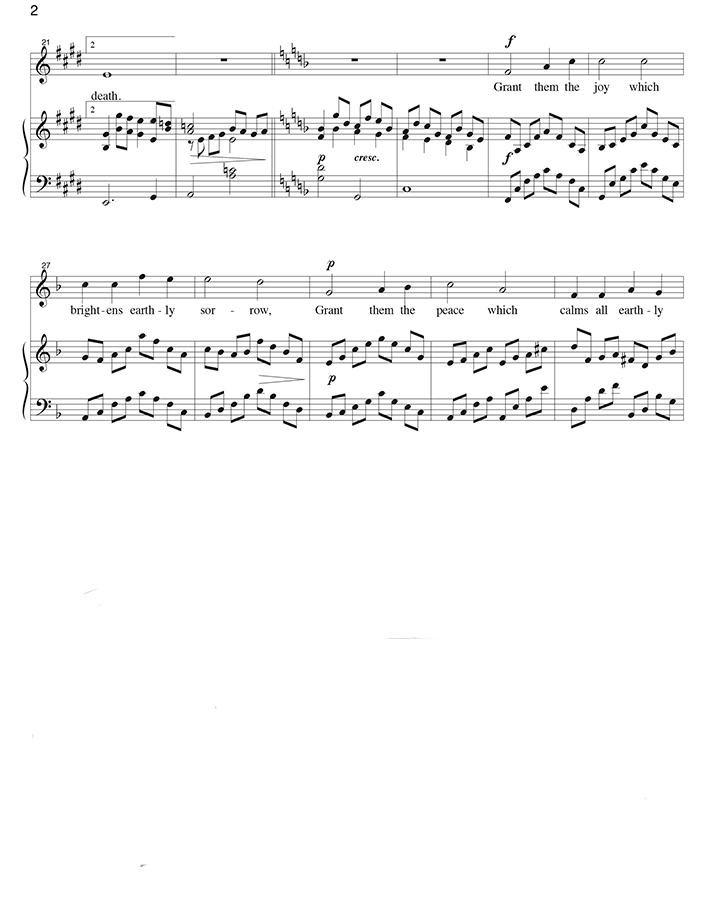 music page - O Perfect Love p2